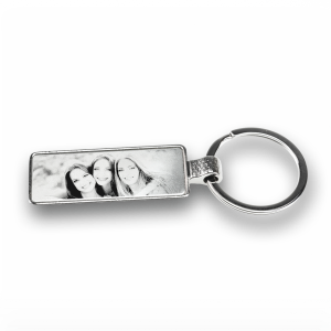 Foto-Schlüsselanhänger aus Edelstahl