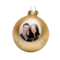 Weihnachtskugel - gold